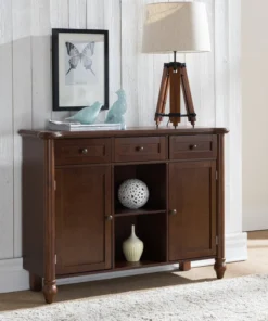 Pilaster Designs Munro Wood Buffet, Walnut -Palace-shop 62c159980a341239 5820 w800 h800 b0 p0