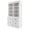 NovaSolo Halifax Buffet Hutch Unit With 8 Shelves