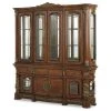 Michael Amini Villa Valencia China Cabinet, Classic Chestnut