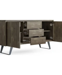 Simpli Home Ltd. Simpli Home Lowry Solid Acacia Wood Sideboard Buffet In Gray 6 Simpli Home Ltd. Simpli Home Lowry Solid Acacia Wood Sideboard Buffet In Gray -Palace-shop 646135900103a3a9 6167 w800 h800 b1 p0