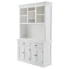 NovaSolo Halifax Buffet Hutch Unit With 2 Adjustable Shelves