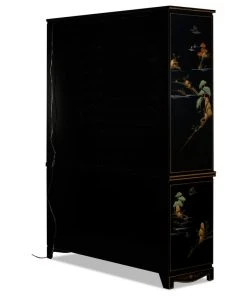 China Furniture And Arts 60in Black Lacquer Chinoiserie Oriental China Cabinet -Palace-shop 6b619148025f1682 1569 w800 h800 b1 p0