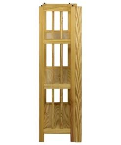 Casual Home 3 Shelf Folding Bookcase, Natural, Large, 3 Shelf -Palace-shop 6c5179a305b80be5 5004 w800 h800 b1 p0