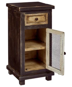 Progressive Furniture Stella Small Chairside Cabinet, Dark Chocolate Caramel -Palace-shop 6d914e560e8ccb8d 6100 w800 h800 b1 p0