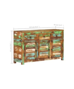 Vida XL International B.V. VidaXL Sideboard Solid Wood Reclaimed Storage Wooden Side Cabinet Furniture 18 Vida XL International B.V. VidaXL Sideboard Solid Wood Reclaimed Storage Wooden Side Cabinet Furniture -Palace-shop 6e01a9b90311cb8d 3910 w800 h800 b1 p0