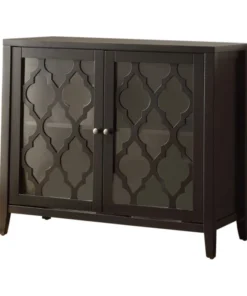 Acme Furniture Acme Ceara Cabinet, Black