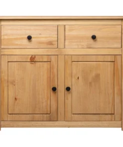 Vida XL International B.V. VidaXL Solid Wood Pine Sideboard Panama Range Storage Cabinet Chest Furniture -Palace-shop 70113534009b708b 7879 w800 h800 b1 p0