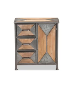 Baxton Studio Rossamon Modern Farmhouse Metal And Wood 3-Drawer Accent Cabinet 8 Baxton Studio Rossamon Modern Farmhouse Metal And Wood 3-Drawer Accent Cabinet -Palace-shop 70e13c1e00a43066 4936 w800 h800 b1 p0