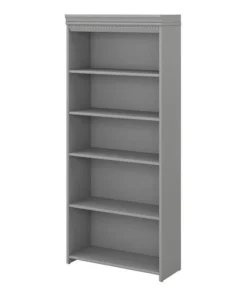 Bush Business Furniture Bush Furniture Fairview 5 Shelf Bookcase In Cape Cod Gray