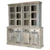 Sierra Living Concepts Inc Solid Reclaimed Wood Dining Farmhouse Buffet With Hutch
