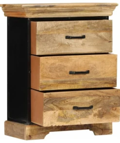Vida XL International B.V. VidaXL Solid Mango Wood Chest Of Drawers Side Cabinet Sideboard Storage Chest -Palace-shop 71c1b54f0fc5f7eb 8824 w800 h800 b1 p0