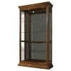 Pulaski Furniture Pulaski Golden Oak Two Way Sliding Door Curio
