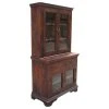 Sierra Living Concepts Inc Pennsylvania Shaker Rustic Solid Wood Glass Door Dining Room Hutch