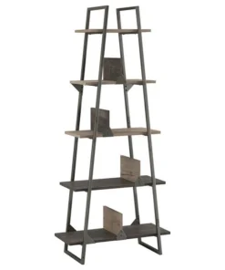 Bush Business Furniture Bush Furniture Refinery A Frame Etagere Bookshelf In Rustic Gray