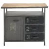 Brimfield & May Industrial Gray Metal Cabinet 55562