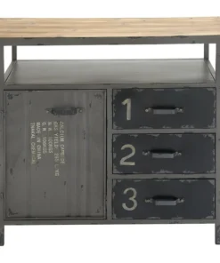 Brimfield & May Industrial Gray Metal Cabinet 55562