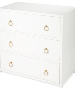 Butler Specialty Company Butler Lark White 3 Drawer Chest