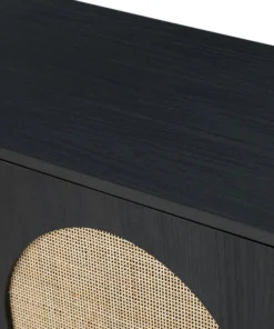 Karat Home 56"W Sideboard, Black -Palace-shop 7921d10002ecd6c8 2101 w800 h800 b0 p0