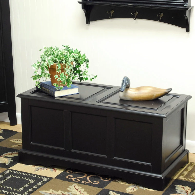 Carolina Classics Camden Blanket Chest, Antique Black 2 Carolina Classics Camden Blanket Chest, Antique Black - Image 2