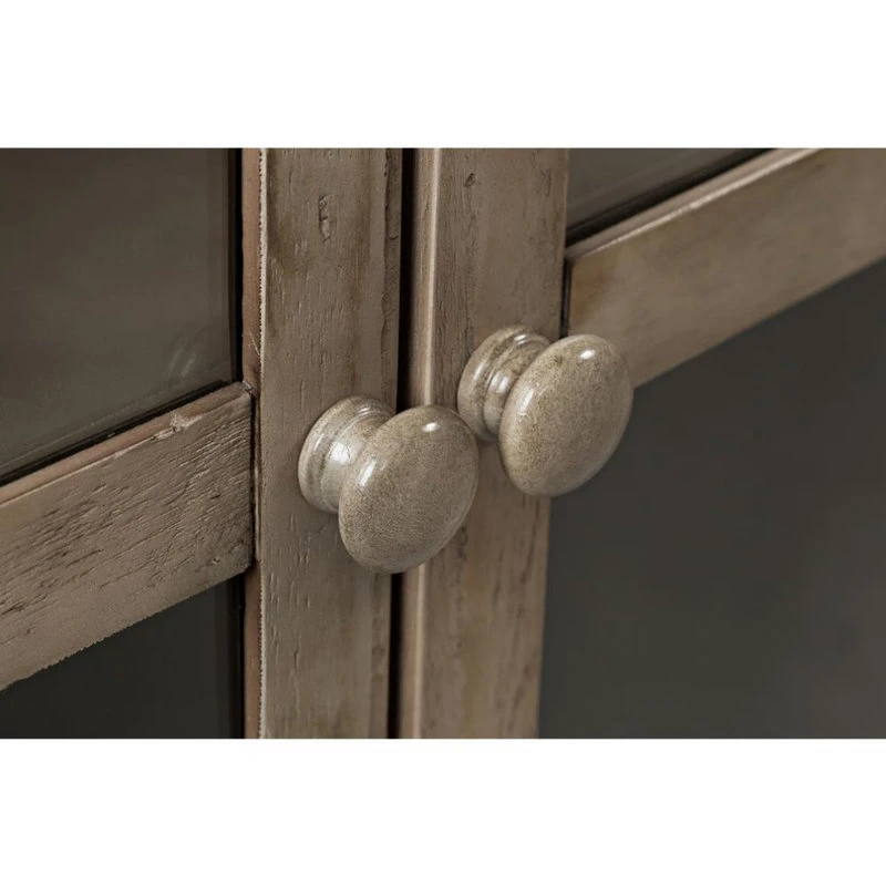 Jofran Rustic Shores Watch Hill Weathered Grey 70 Accent Cabinet 4 Jofran Rustic Shores Watch Hill Weathered Grey 70 Accent Cabinet - Image 4