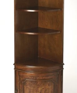 Butler Specialty Company Butler Dowling 1 Door Corner Cabinet, Olive Ash