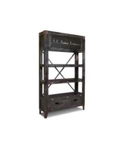 Crafters And Weavers City Solid Wood Graffiti Bookshelf