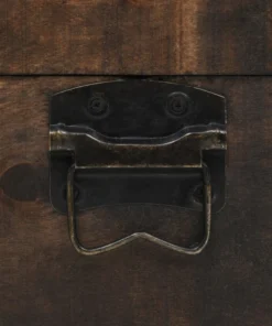 Vida XL International B.V. VidaXL Storage Chest Solid Wood Vintage Style Leather Straps 47.2" Cabinet -Palace-shop 7ea1c2af0ec74a60 1767 w800 h800 b0 p0