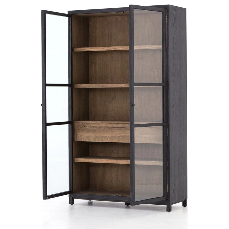 Four Hands Millie Cabinet-Drifted Black/Drifted Oak 3 Four Hands Millie Cabinet-Drifted Black/Drifted Oak - Image 3