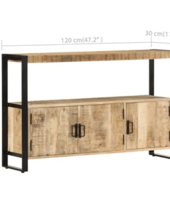 Vida XL International B.V. VidaXL Solid Mango Wood Side Cabinet Sideboard Storage Stand End Table Buffet 13 Vida XL International B.V. VidaXL Solid Mango Wood Side Cabinet Sideboard Storage Stand End Table Buffet -Palace-shop 81d19f7202230f6a 8256 w800 h800 b1 p0