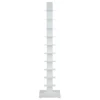 Euro Style Sapiens 60" Bookcase Tower, White