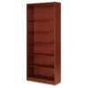 Lorell_biehler Lorell Six Shelf Panel Bookcase, 36" W X 12" D X 84" H, Veneer, Wood