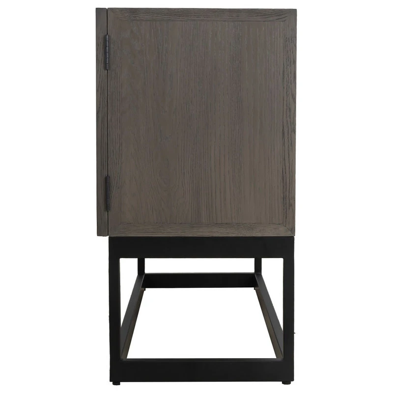 Mandalay Home Furnishings, Inc. Brisbane 2-Door Cabinet Gray Oak 3 Mandalay Home Furnishings, Inc. Brisbane 2-Door Cabinet Gray Oak - Image 3