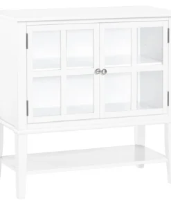 A Design Studio Primrose 2 Door Storage Cabinet, White