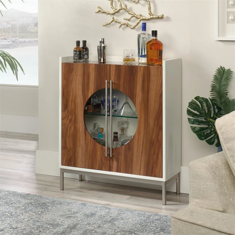 Sauder Vista Key Coastal Inspired Wood Accent Chest In Pearl Oak 4 Sauder Vista Key Coastal Inspired Wood Accent Chest In Pearl Oak - Image 4