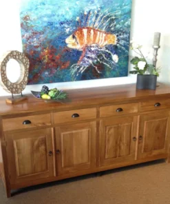 Chic Teak Inc. Waxed Teak Wood Paris Buffet / Media Center Handmade From A-grade Teak Wood -Palace-shop 8641b30b0054c901 9188 w800 h800 b0 p0