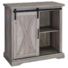 Walker Edison 32" Rustic Farmhouse Buffet Accent Cabinet - Gray Wash