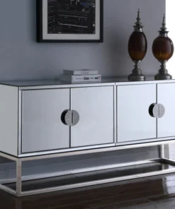 Meridian Furniture Marbella Sideboard/Buffet, Chrome Base/Handles 8 Meridian Furniture Marbella Sideboard/Buffet, Chrome Base/Handles -Palace-shop 8851b44202740b7f 6456 w800 h800 b0 p0