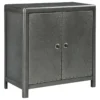 Ashley Furniture Industries Ashley Rock Ridge 2 Door Accent Cabinet In Antique Gunmetal
