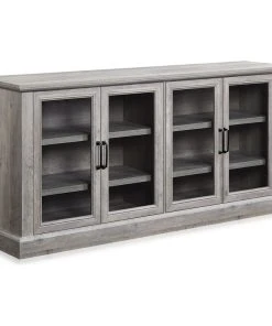 Belleze 70" Rustic Wood Sideboard Stand 4 Doors Buffet Cabinet, Gray Wash 8 Belleze 70" Rustic Wood Sideboard Stand 4 Doors Buffet Cabinet, Gray Wash -Palace-shop 89310db70019f97a 6130 w800 h800 b1 p0
