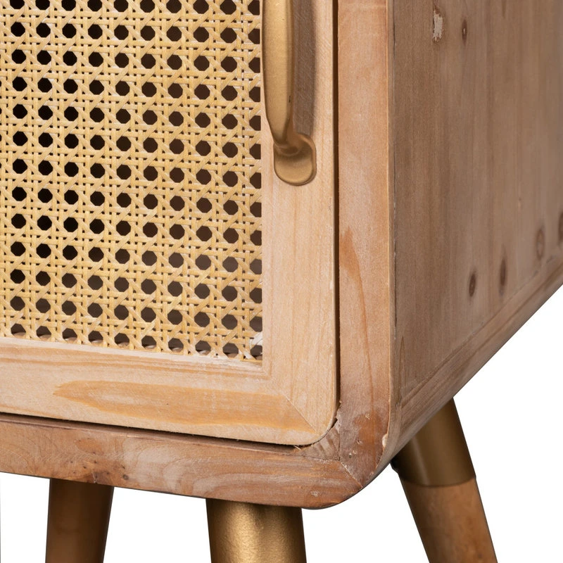 Statements By J Shia Tall Cane Accent Cabinet 3 Statements By J Shia Tall Cane Accent Cabinet - Image 3