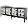 Statements By J Spike Mirrored Sideboard, Black