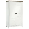 Sauder Cottage Road Tall Wood Storage Cabinet In Soft White