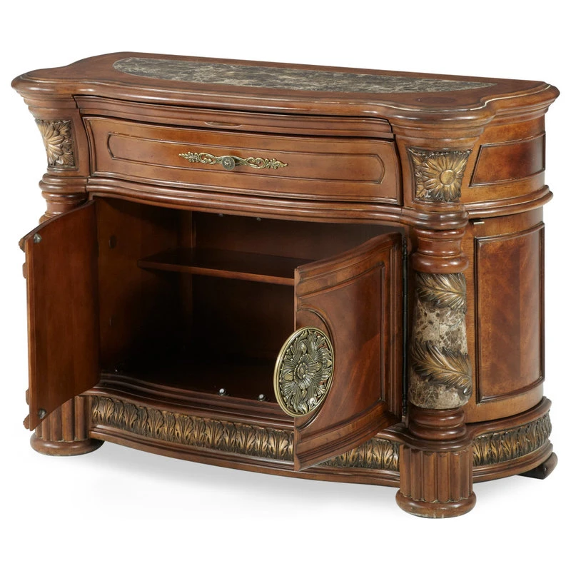 Michael Amini Villa Valencia Bachelor's Chest, Classic Chestnut 4 Michael Amini Villa Valencia Bachelor's Chest, Classic Chestnut - Image 4