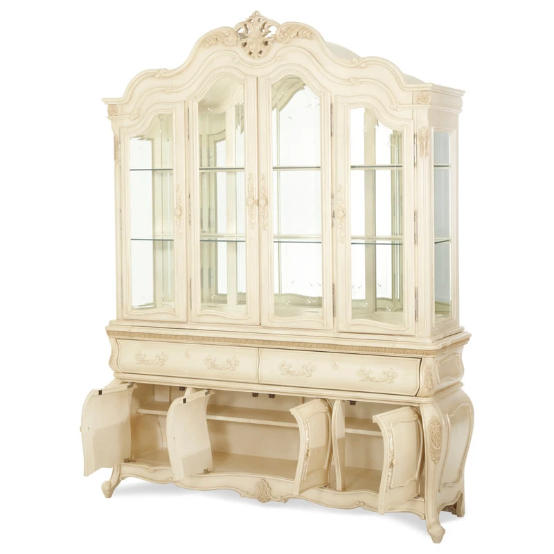Michael Amini Lavelle China And Buffet, Blanc 2 Michael Amini Lavelle China And Buffet, Blanc - Image 2