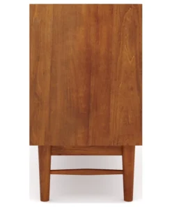 Unique Furniture Lavina 3-Drawer Wood Sideboard, Walnut -Palace-shop 9061341703bd8b99 6664 w800 h800 b1 p0