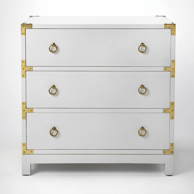 Butler Specialty Company Butler Forster Glossy White Chest 3 Butler Specialty Company Butler Forster Glossy White Chest - Image 3