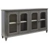 Ashley Furniture Industries Mirimyn Door Accent Cabinet In Antique Gray T505-662