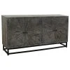 Coast To Coast Imports, LLC Spinner Brownish Gray 4 Door Sideboard