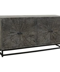 Coast To Coast Imports, LLC Spinner Brownish Gray 4 Door Sideboard