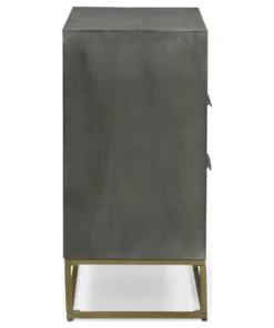 GDFStudio Lithonia Wolfe Handcrafted Boho Mango Wood 3 Drawer Cabinet, Gray And Natural -Palace-shop 92f16fc20fc66fa7 6121 w800 h800 b1 p0